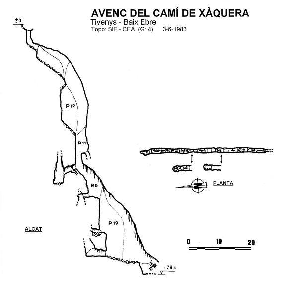 topo 2: Avenc del Camí de Xàquera