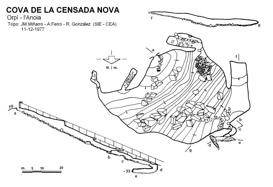 topo 0: Cova de la Censada Nova