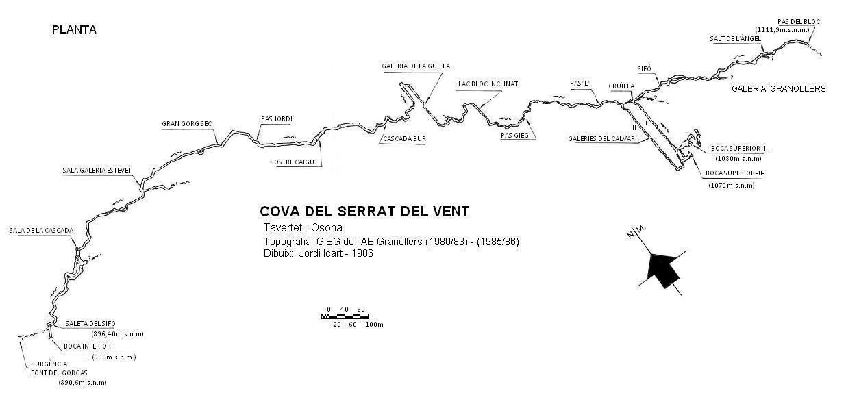 topo 1: Cova del Serrat del Vent