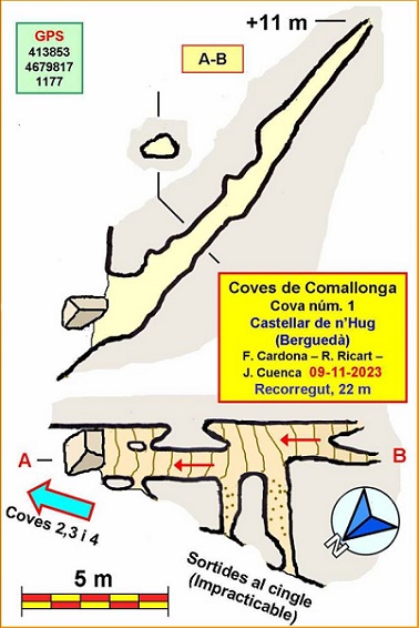 topo 0: Cova Nº1 de Comallonga