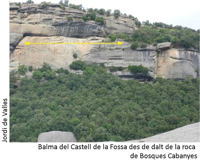 foto 1: Balma del Castell de la Fossa