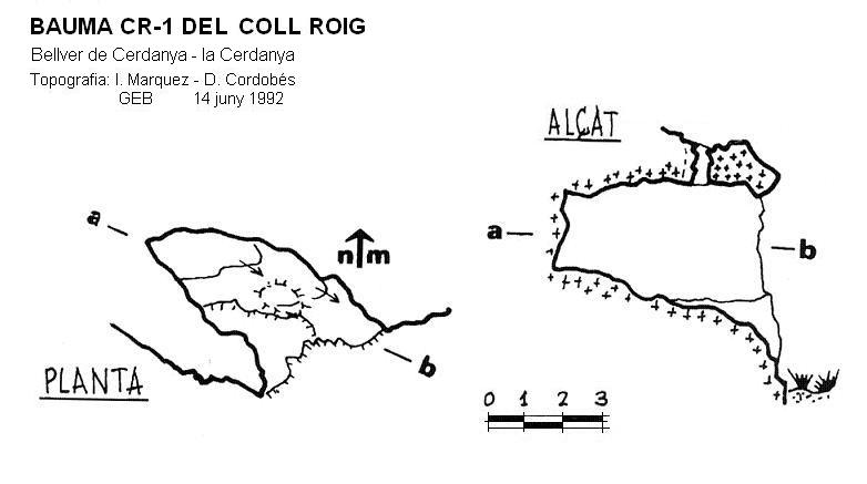 topo 0: Bauma Cr-1 del Coll Roig