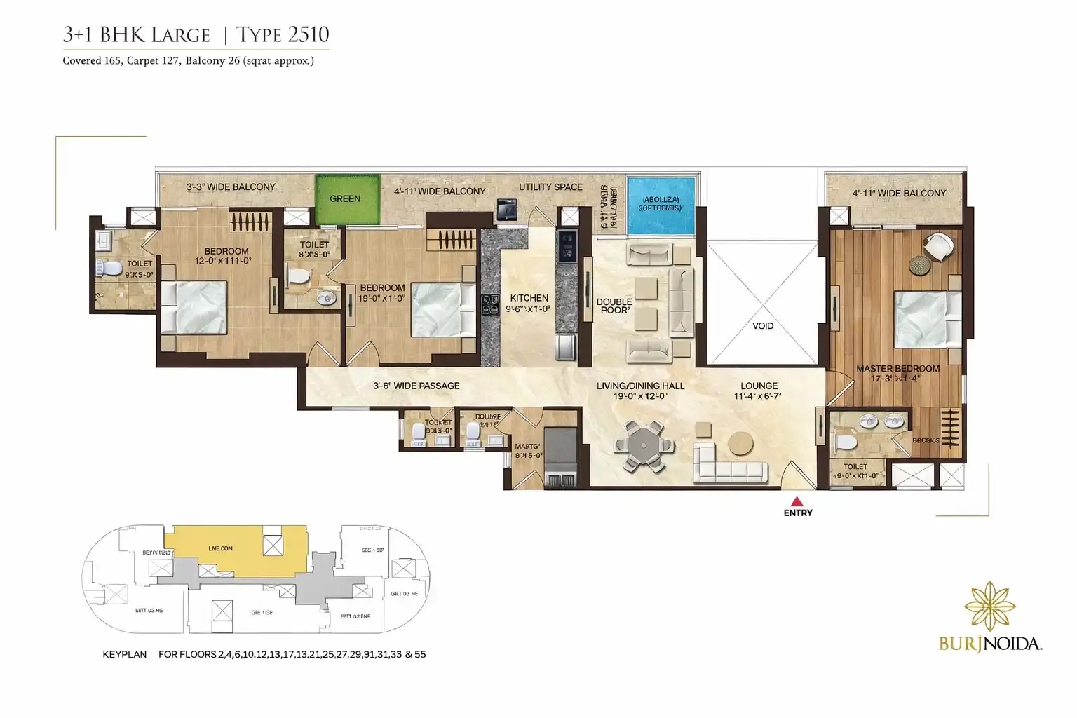 3 BHK 2500