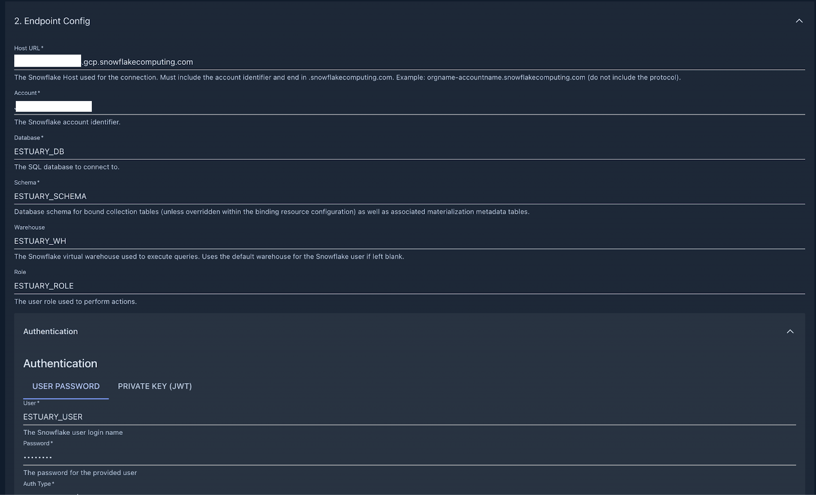 Configure Materialization endpoint