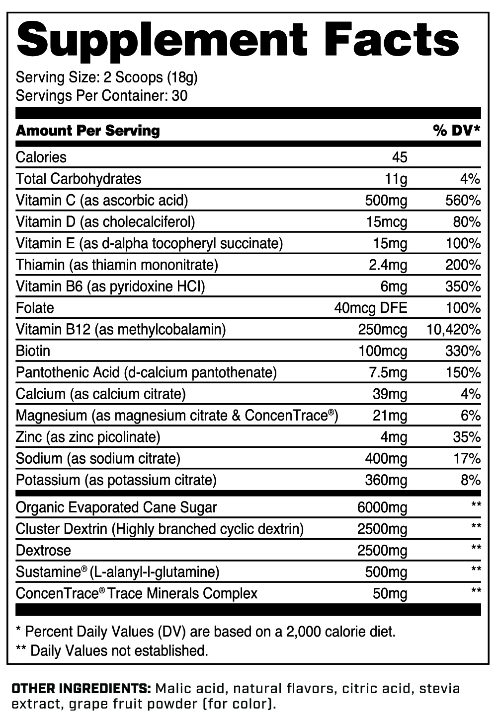 Supplement Facts