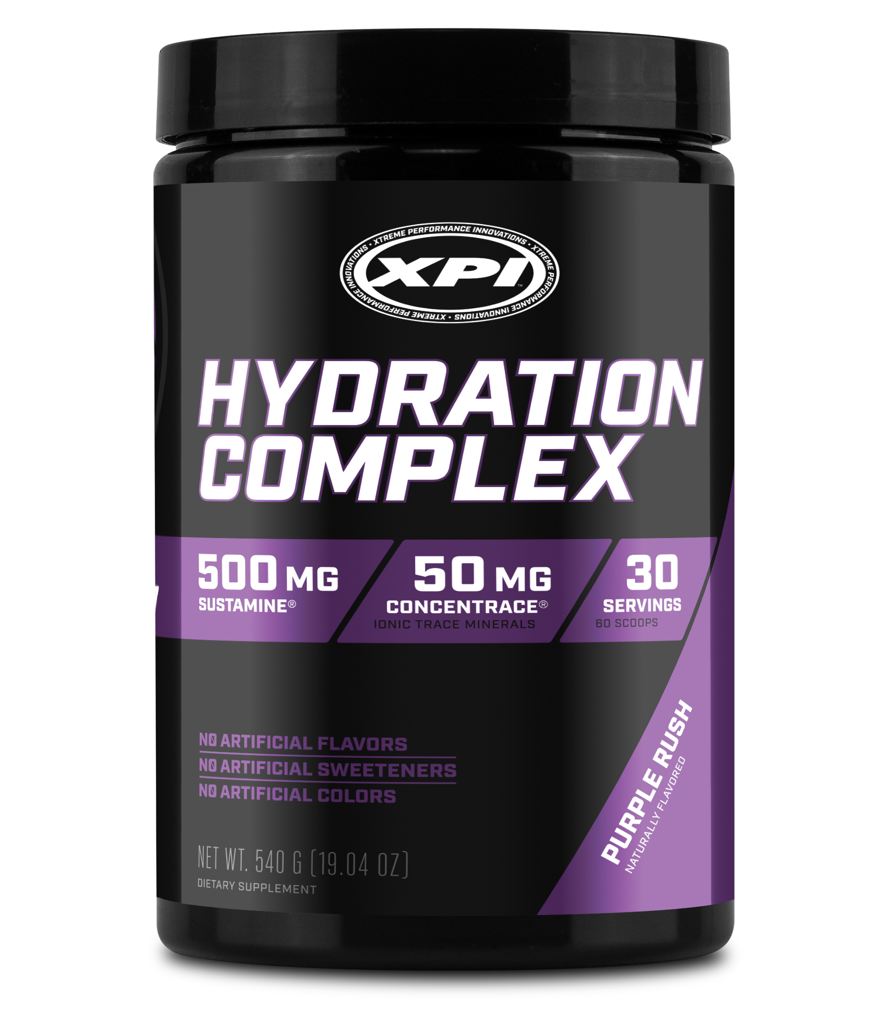 XPI Hydration Complex Purple Rush Bottle