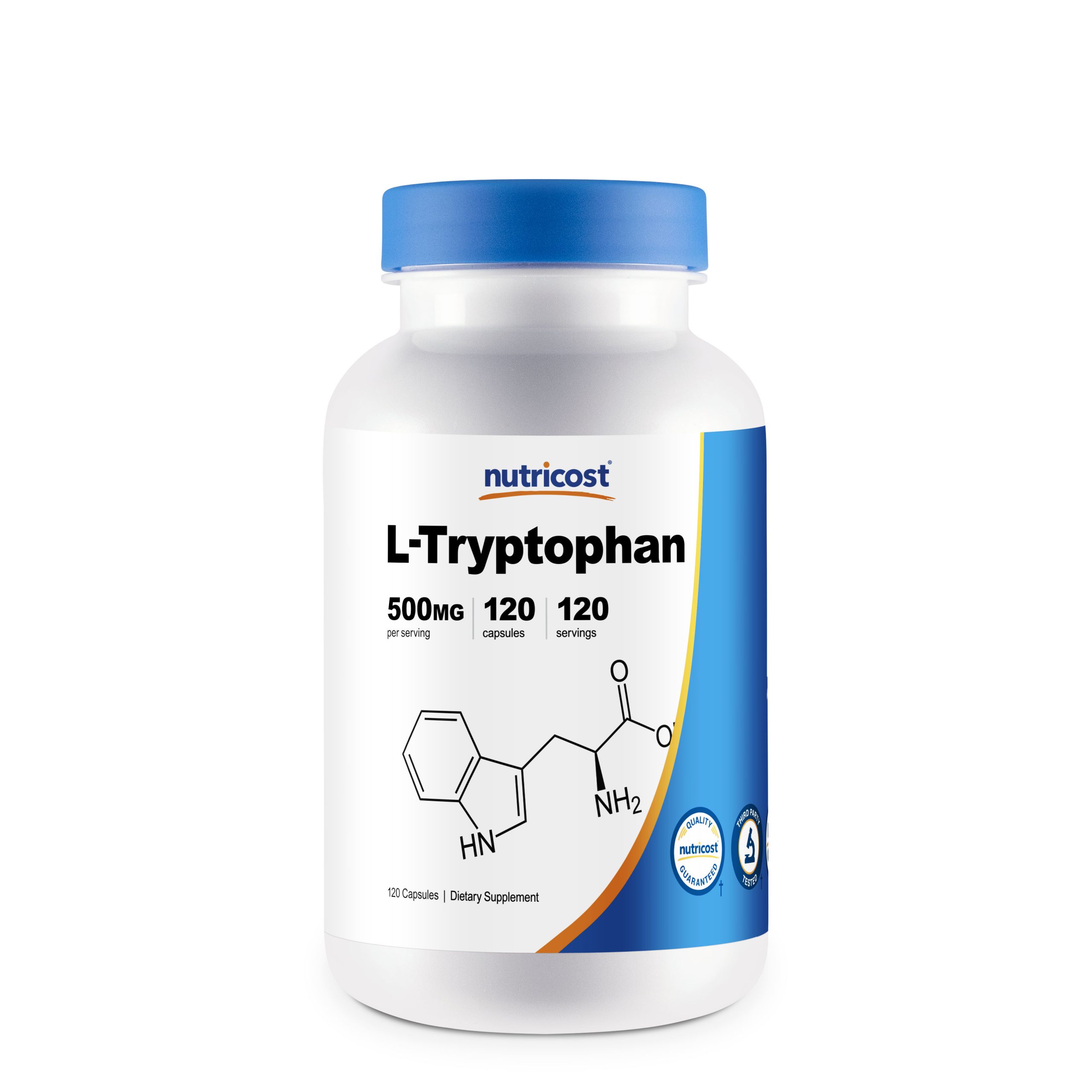 Nutricost LTryptophan 500mg, 120 Capsules High Quality 702669933070