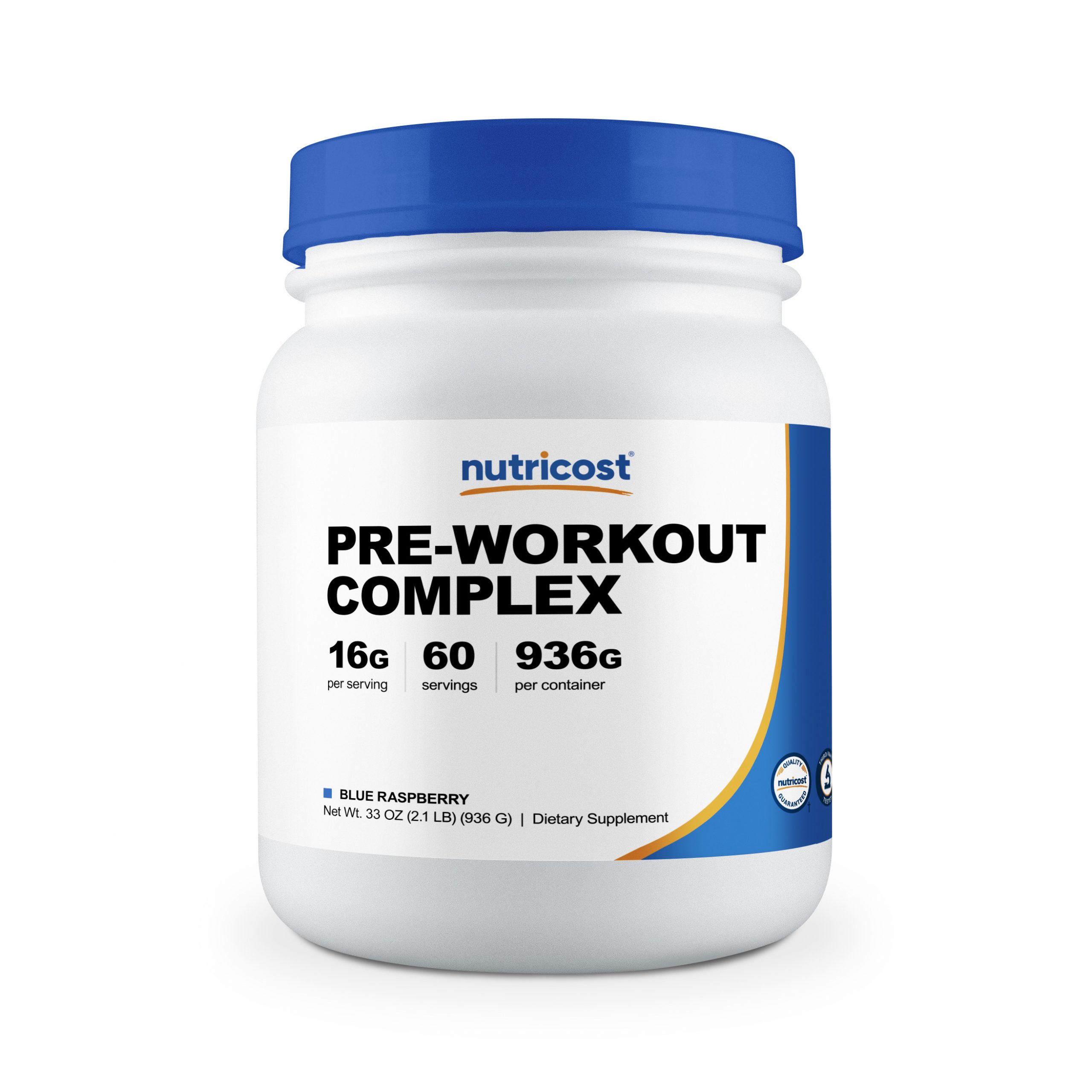 Nutricost PreWorkout Complex Powder (Blue Raspberry) 60 Servings