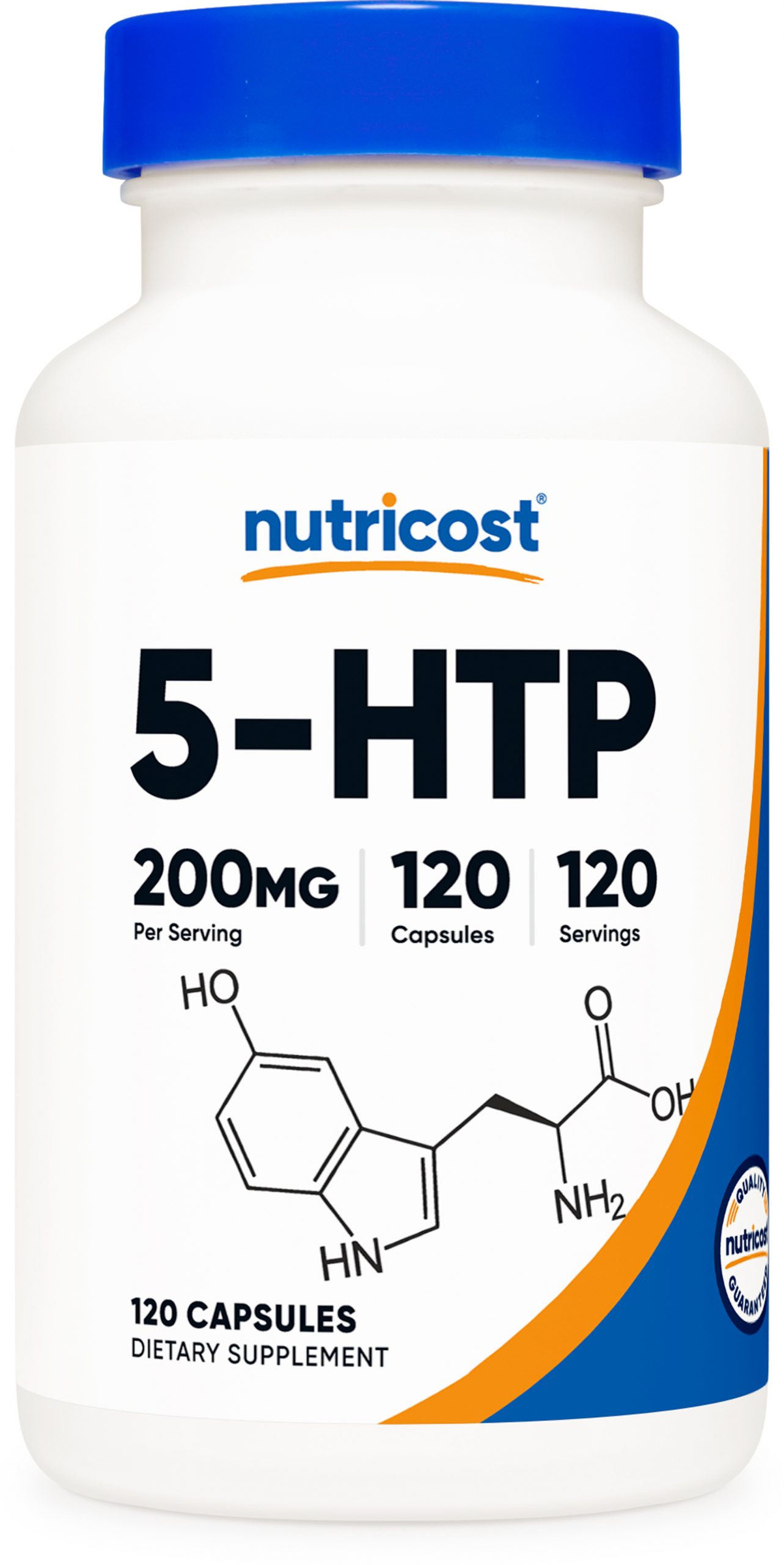 nutricost 5-htp 120 capsules bottle