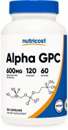 nutricost alpha gpc 120 capsules bottle