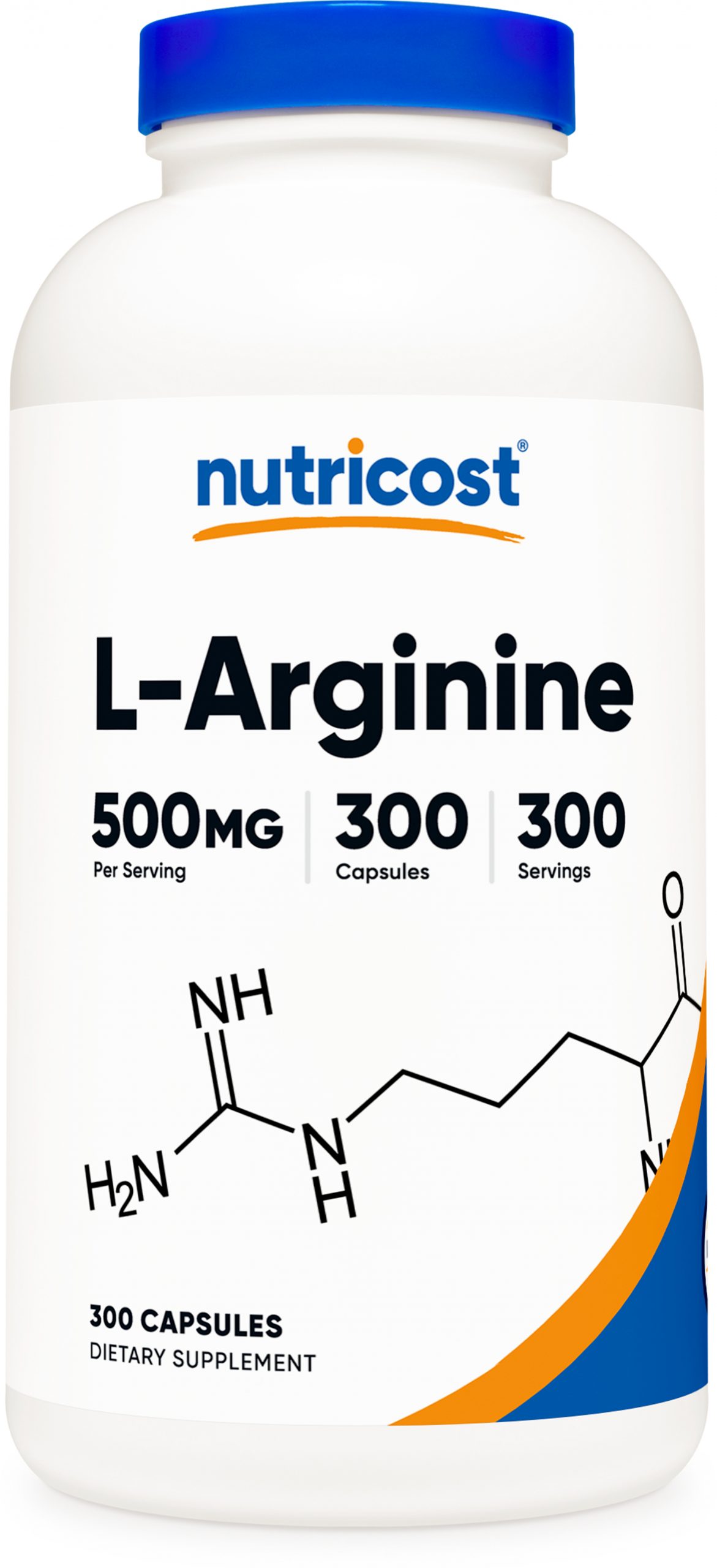 nutricost l-arginine capsules bottle