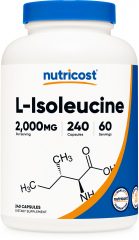 nutricost l-isoleucine capsules bottle
