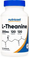 nutricost l-theanine 120 capsules bottle