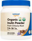 nutricost organic inulin powder 1 pound bottle