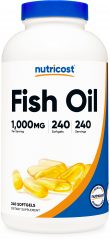 nutricost fish oil 240 capsules bottle