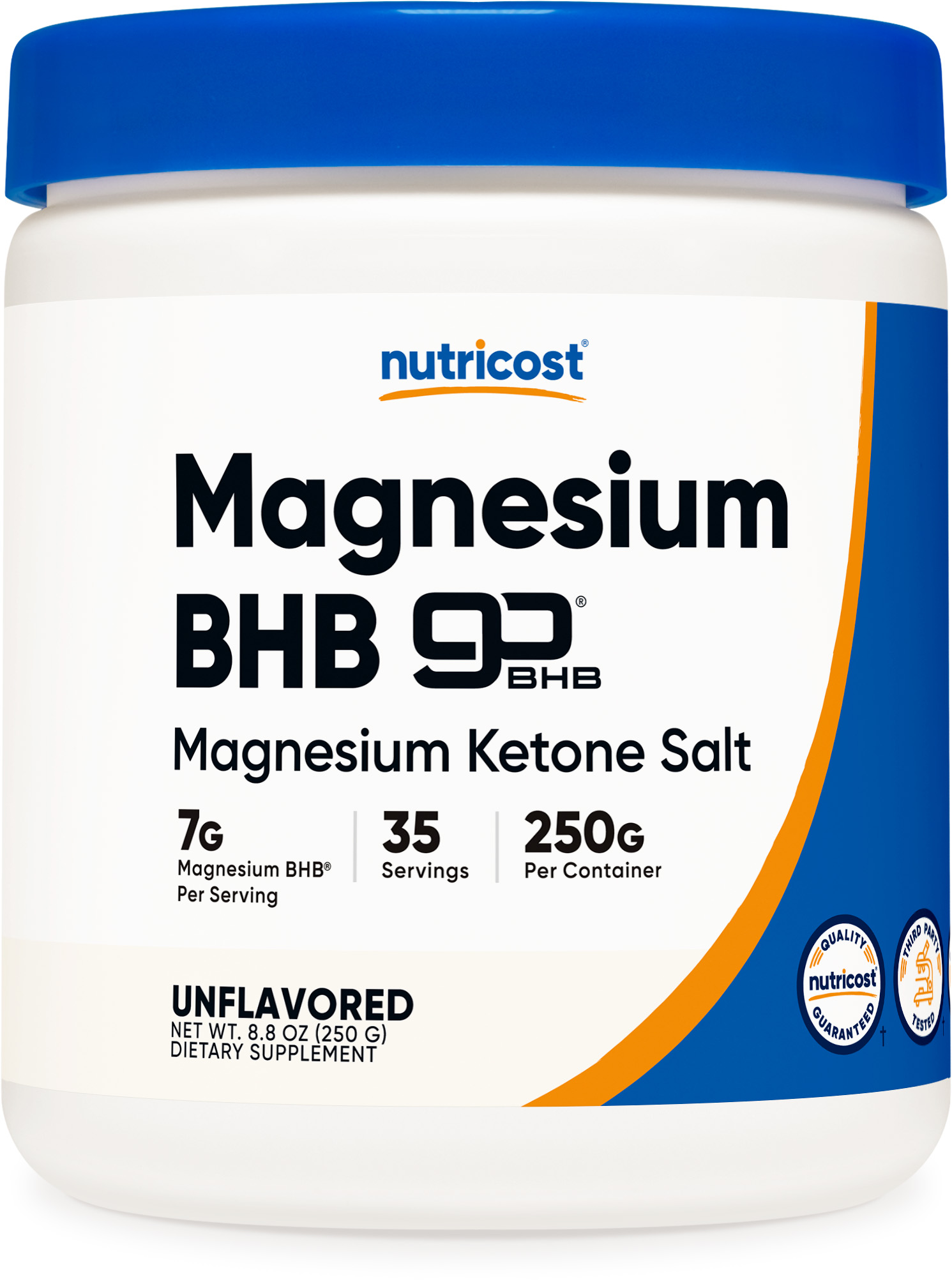 nutricost magnesium go bhb ketone salts bottle
