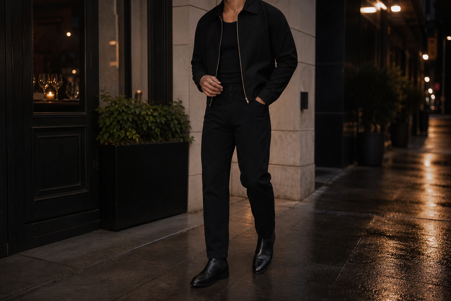 Amazon Night-Out Black Fit Setup: Simple, Sharp, Not Overdone