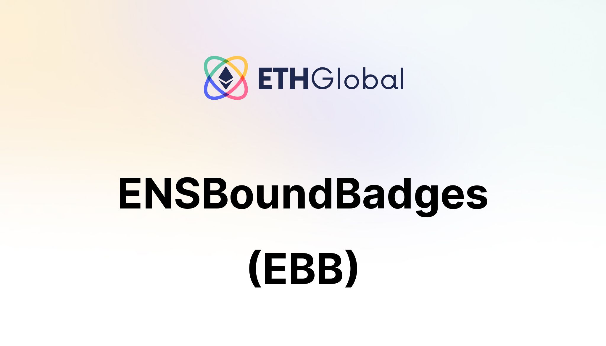 ENSBoundBadges EBB ETHGlobal ensboundbadges-ebb-ethglobal