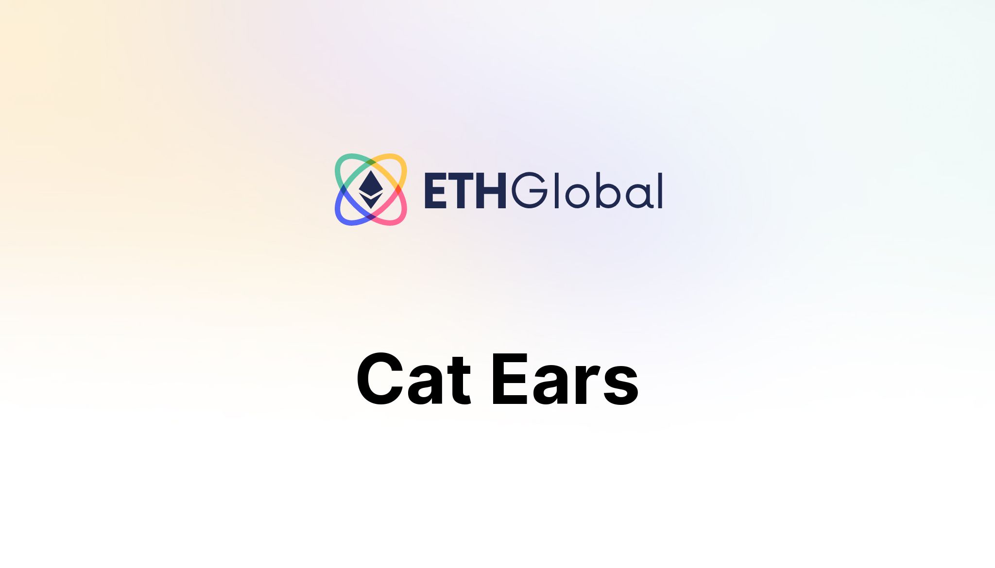 Cat Ears ETHGlobal