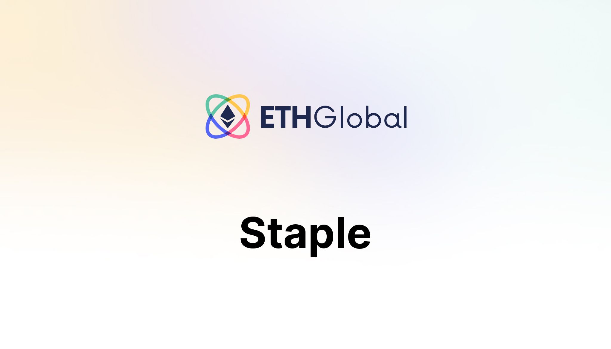 Staple ETHGlobal