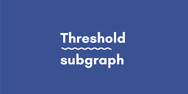 Threshold Staking Subgraph showcase