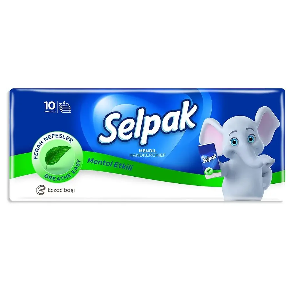 Selpak Mendil Mentollü 10'lu