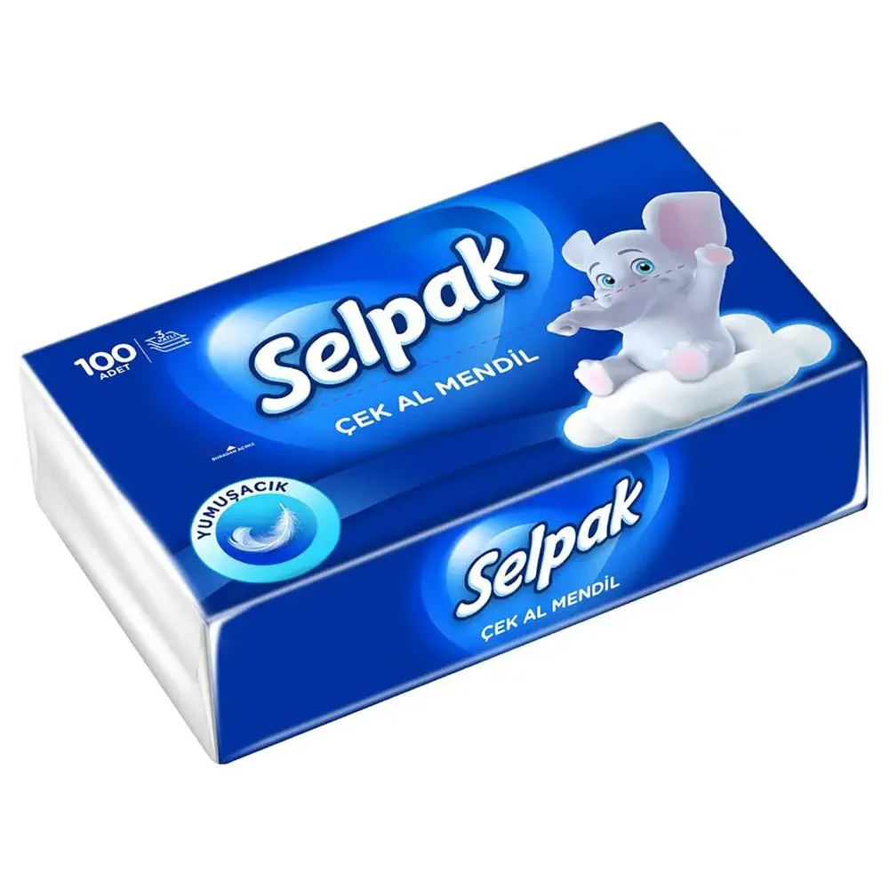 Selpak Çek Al Mendil Yumuşacık 100 Yaprak