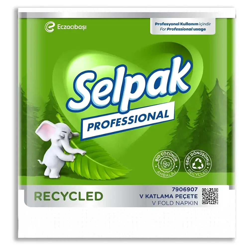Selpak Professional Recycled V Katlama Peçete x 18 Paket