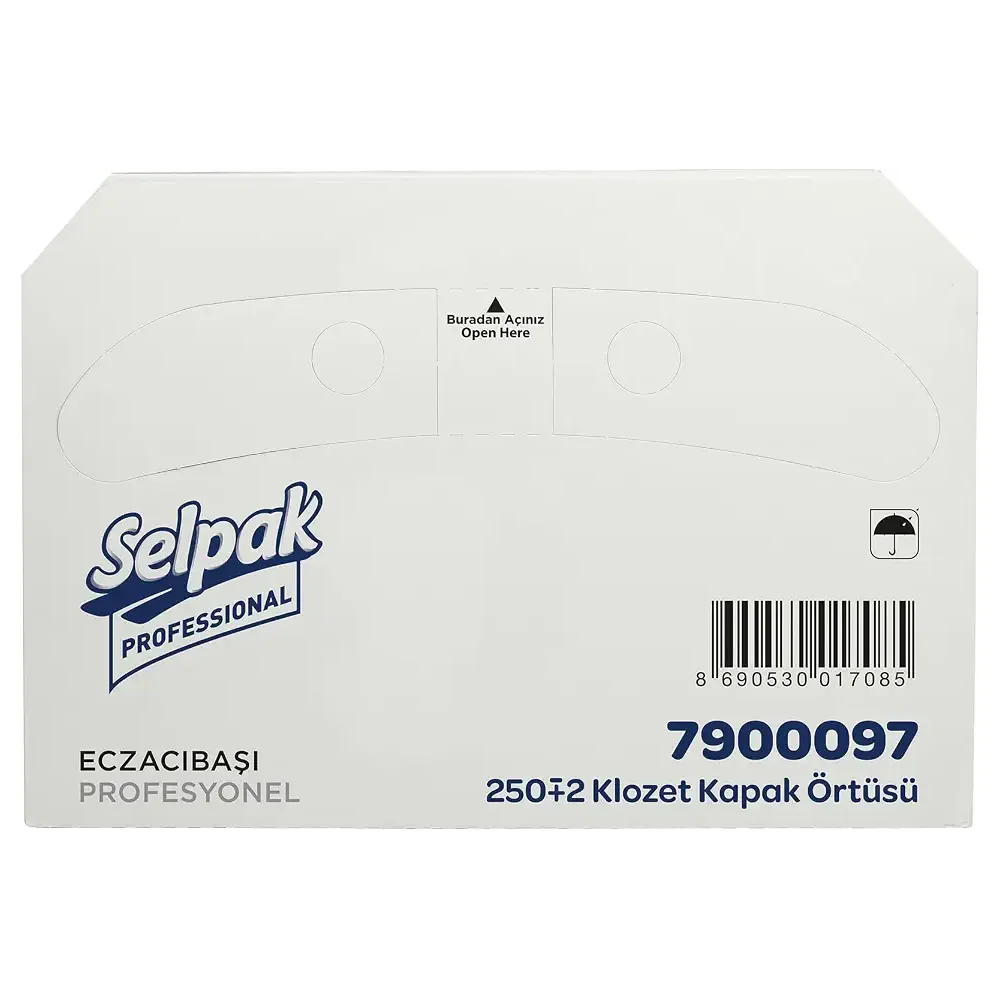 Selpak Professional Klozet Kapak Örtüsü 250'li 10 Paket