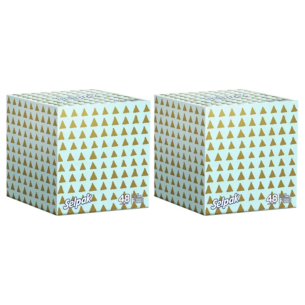 Selpak Kutu Mendil Butik 48'li 2li paket