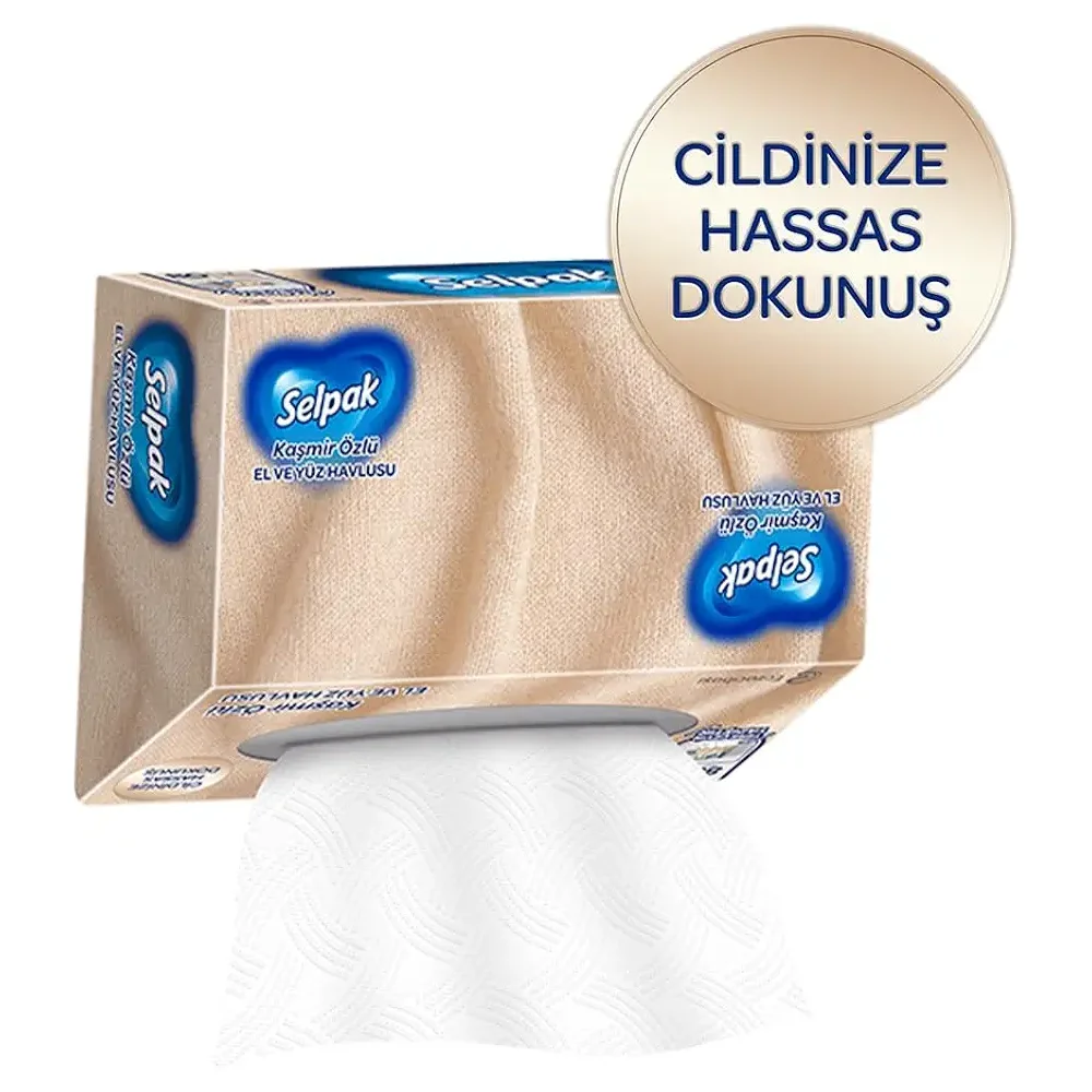 Selpak Kaşmir El Yüz Havlusu 80 Yaprak