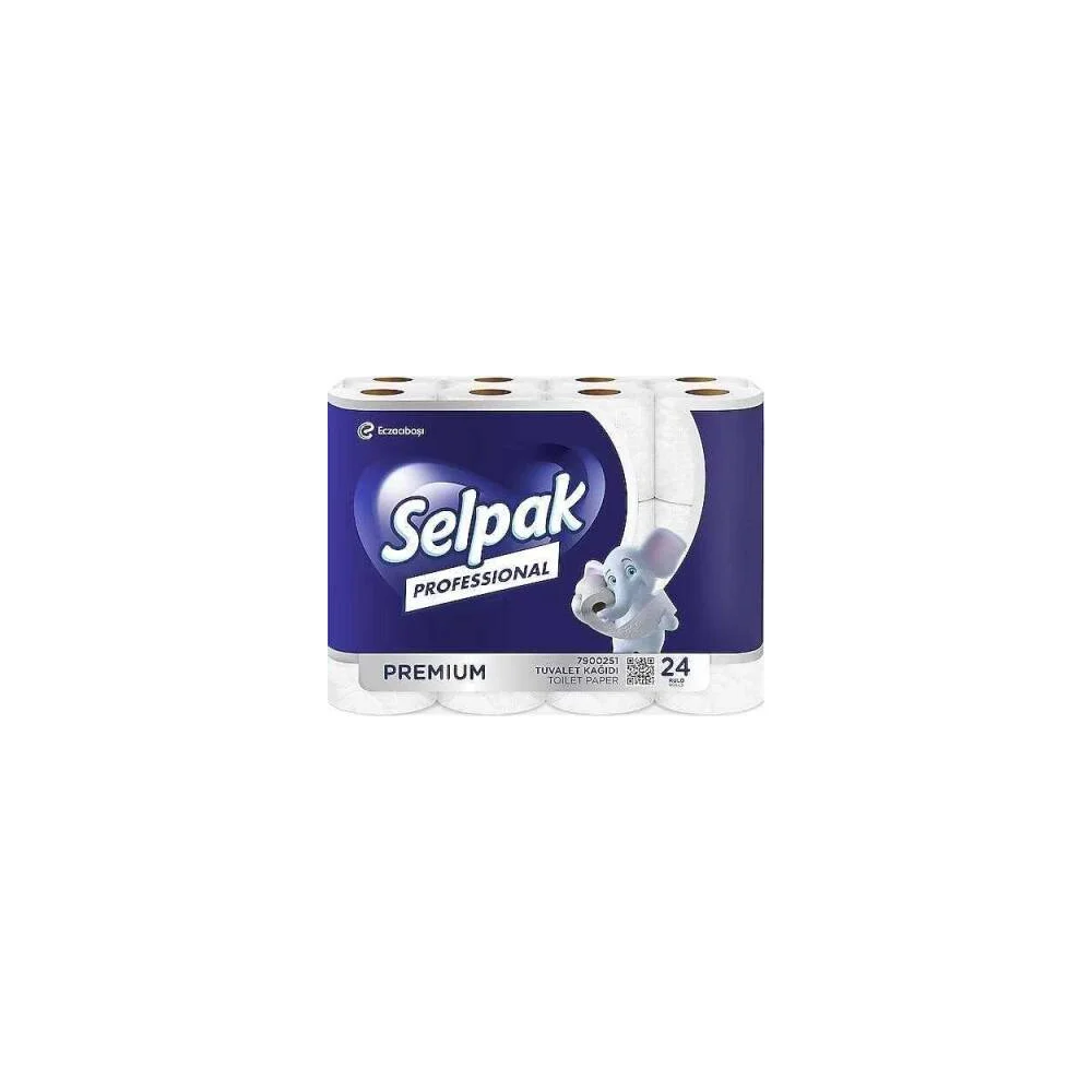Selpak 7906647 Professional Premium Tuvalet Kağıdı 3 Katlı 24'lü