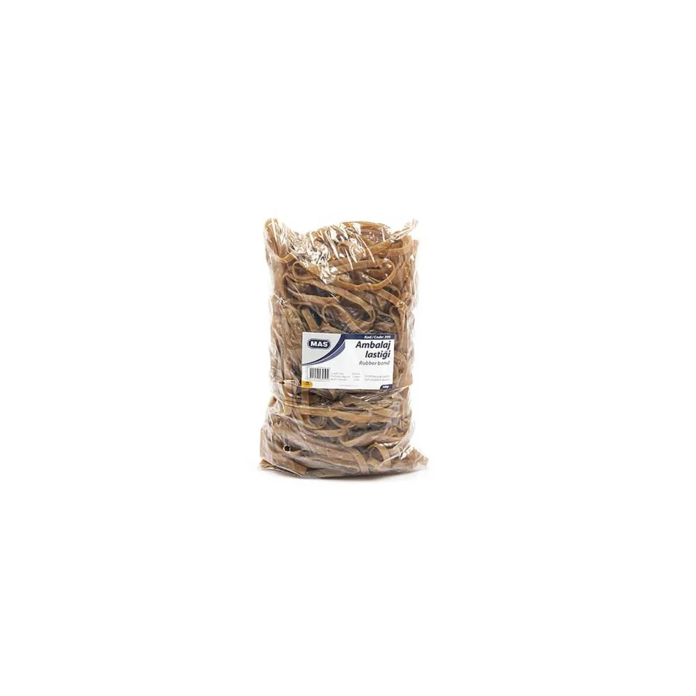 Mas 395 Geniş Ambalaj Lastiği %100 Kauçuk 500 Gr