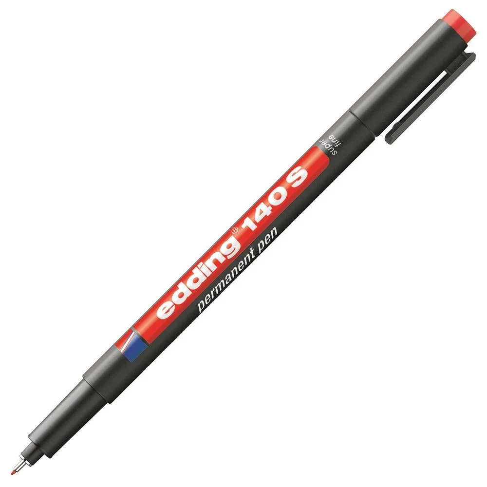 Edding Asetat Kalemi E-140S Kırmızı