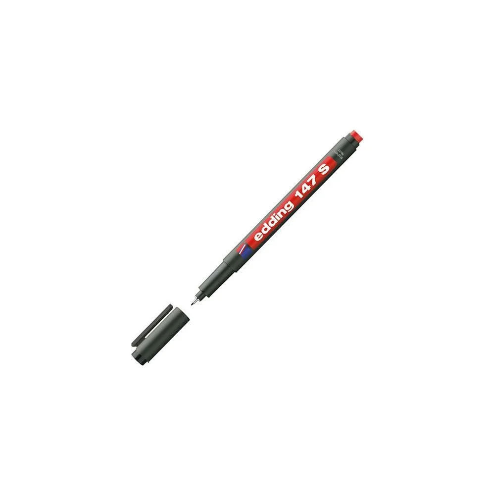 Edding Asetat Kalemi E-147S Kırmızı