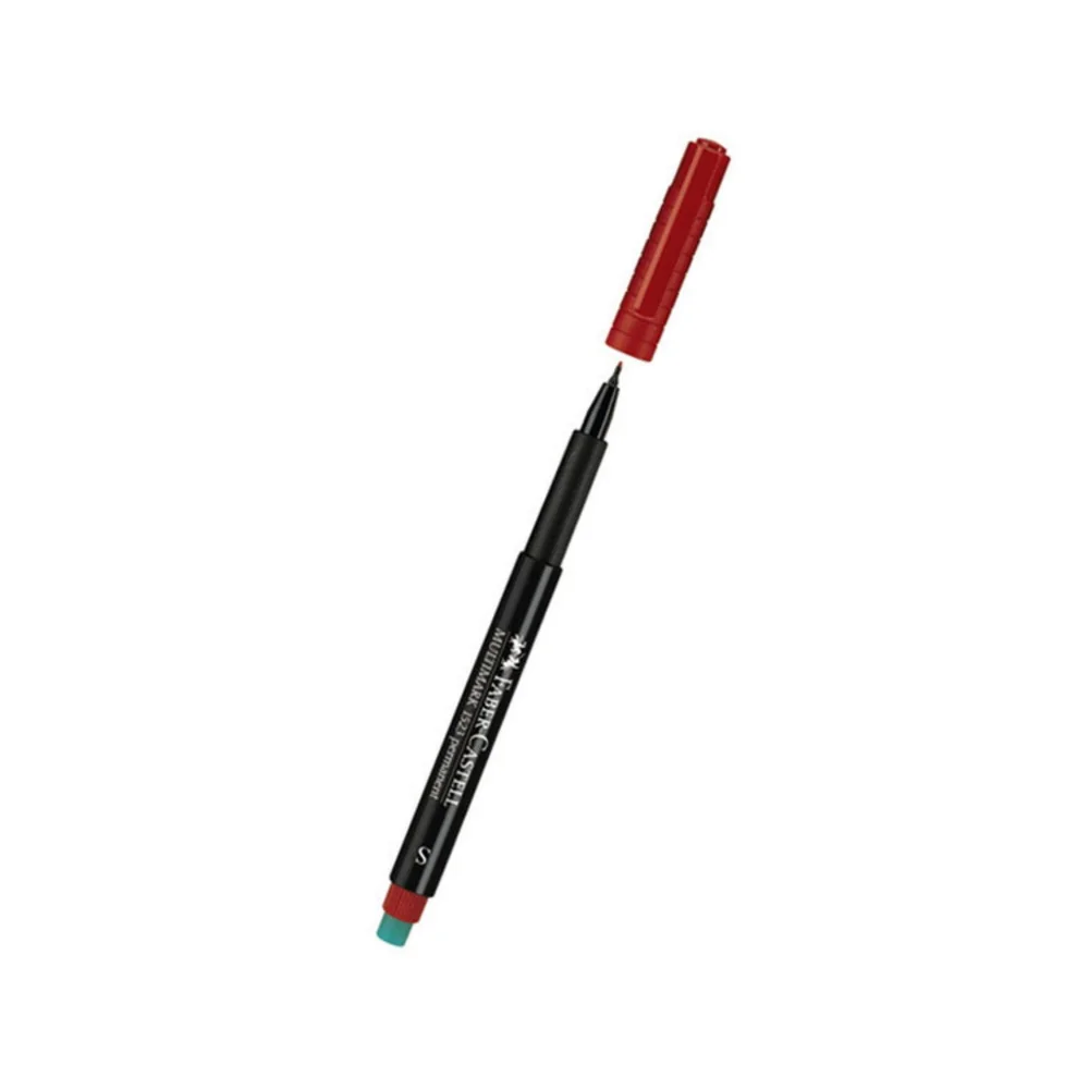 Faber Castell Asetat Kalemi Kırmızı (S)