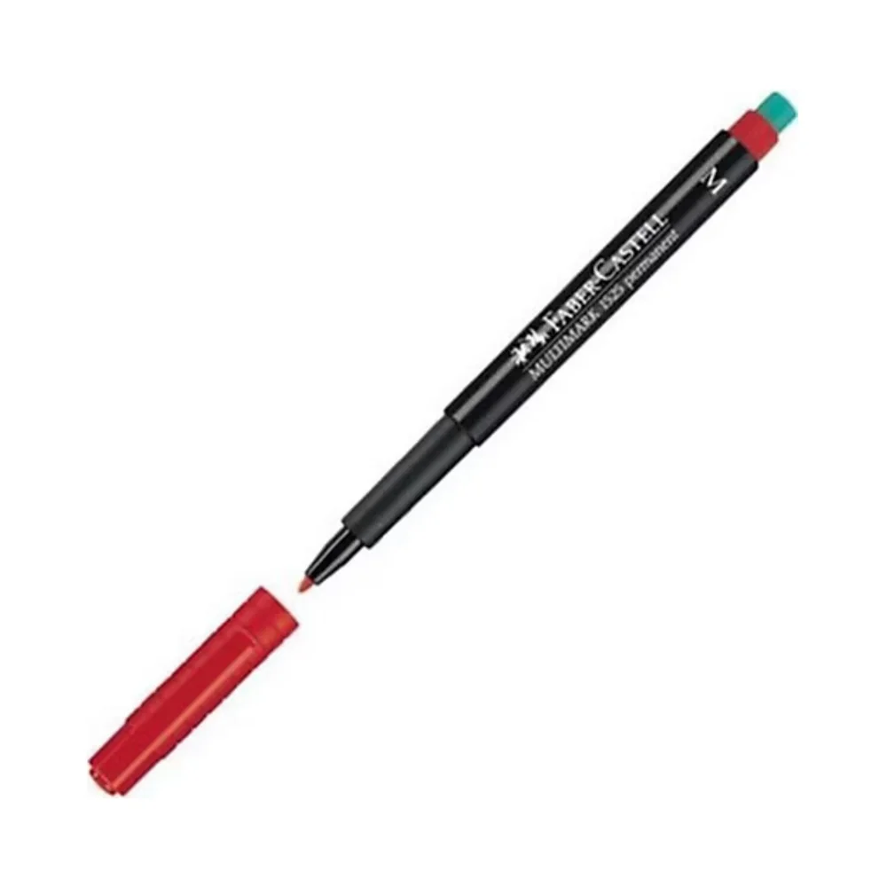 Faber Castell Asetat Kalemi Permanent M Kırmızı