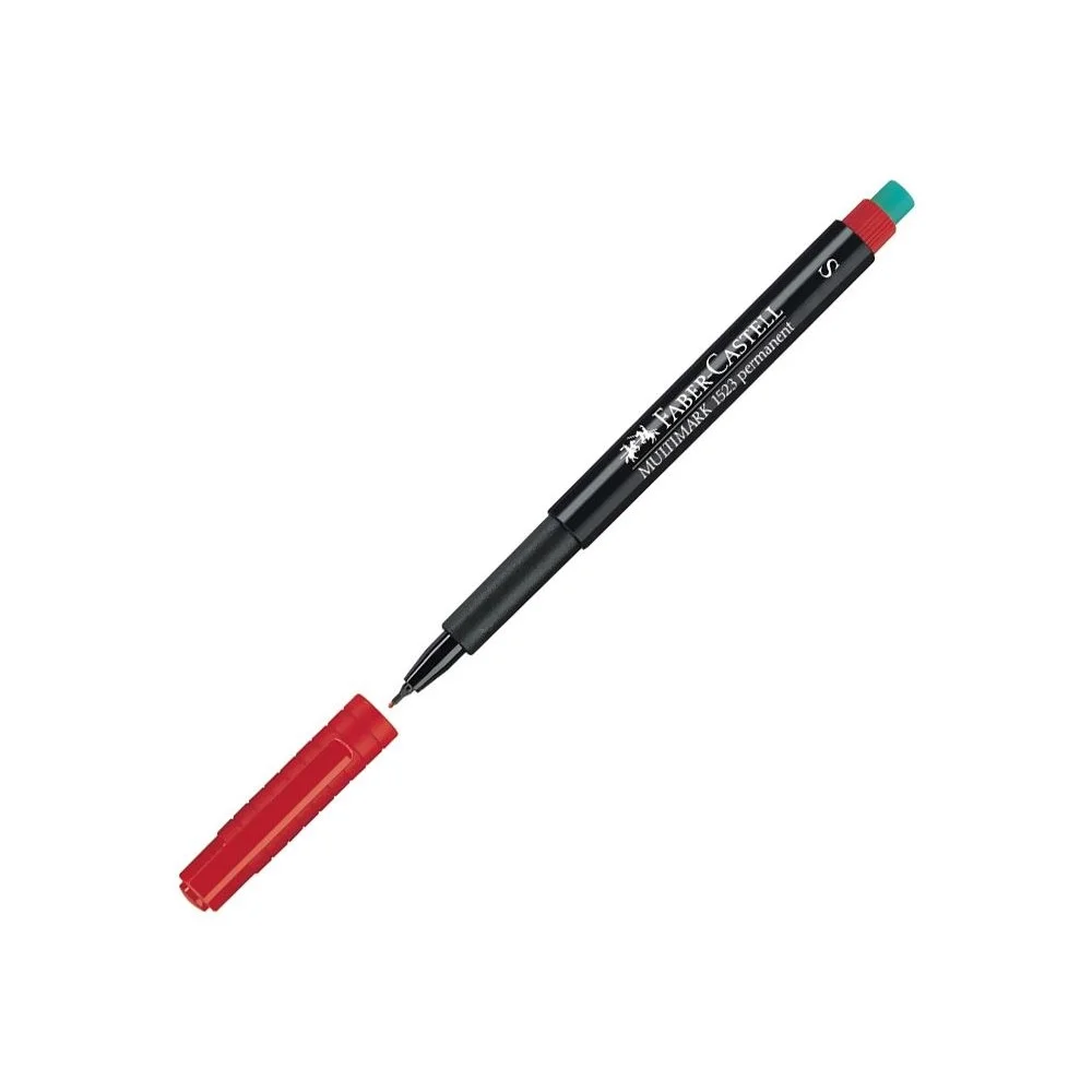 Faber Castell Asetat Kalemi Permanent S Seri Kırmızı