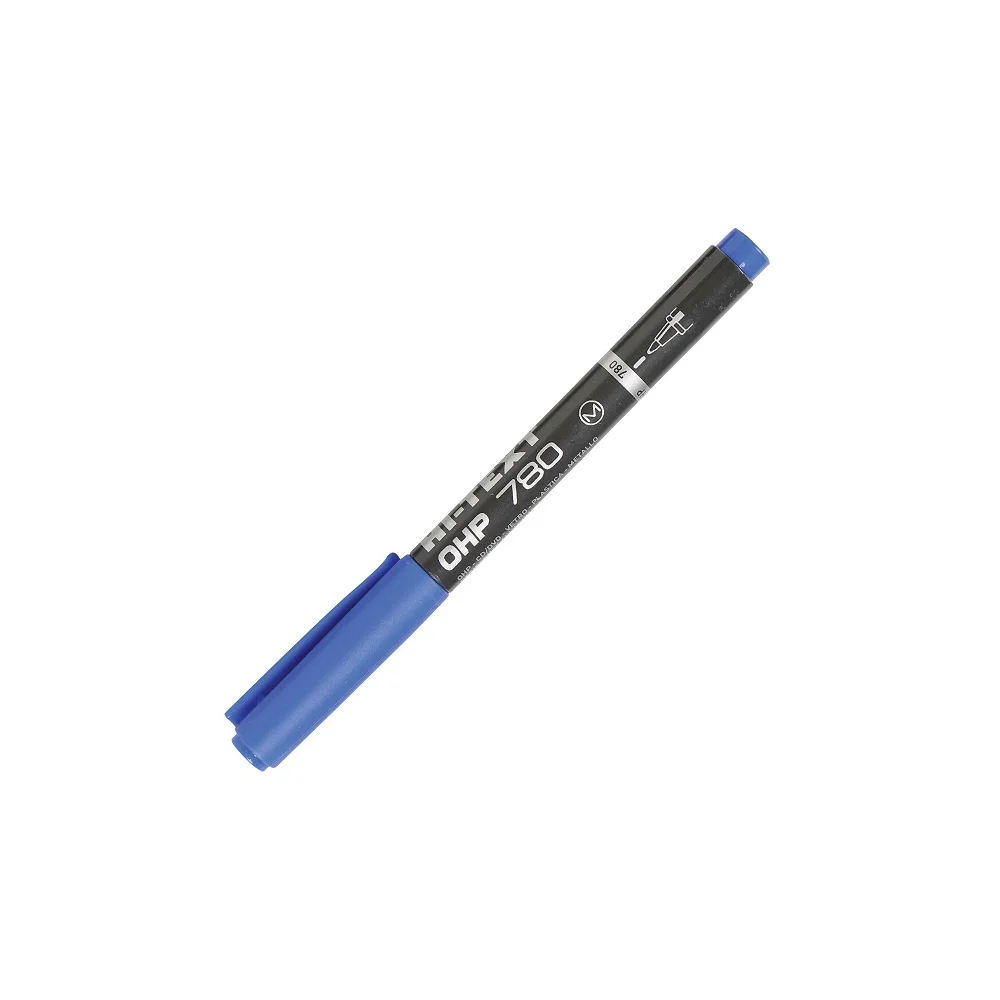 Hi-Text Asetat Kalemi Permanent M Seri Mavi 780