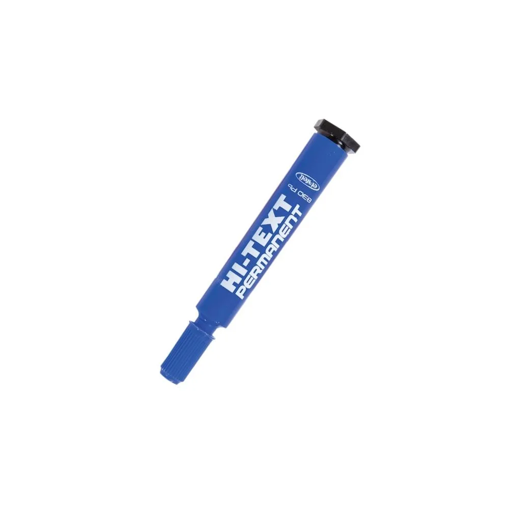 Hi-Text Permanent Marker Yuvarlak Uç Mavi 830pb