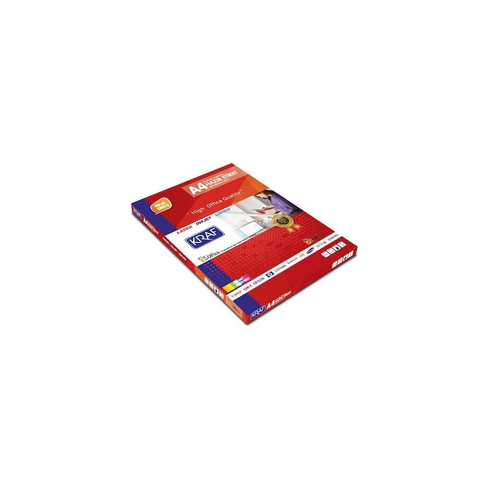Kraf Laser Etiket KF-2002 199.6 X 143.5 mm
