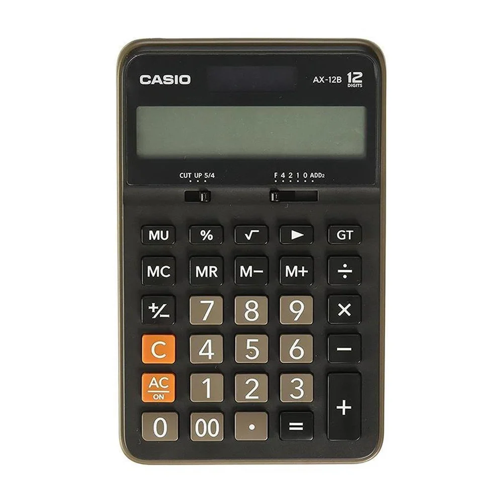 CASİO AX-12B MASA TİPİ 12 HANE HESAP MAKİNESİ