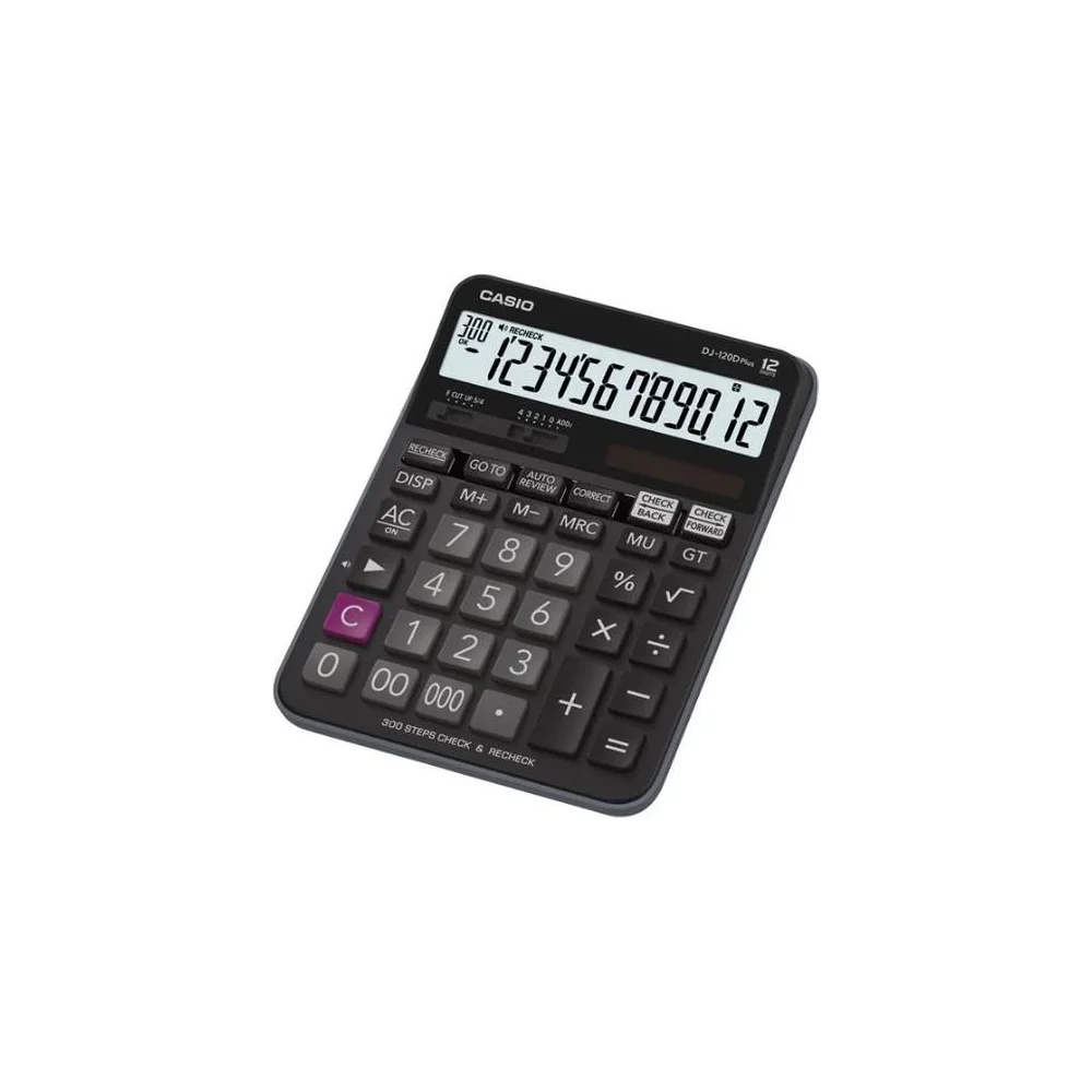 Casio Hesap Makinası Masa Tipi DJ120D Plus 12 Hane