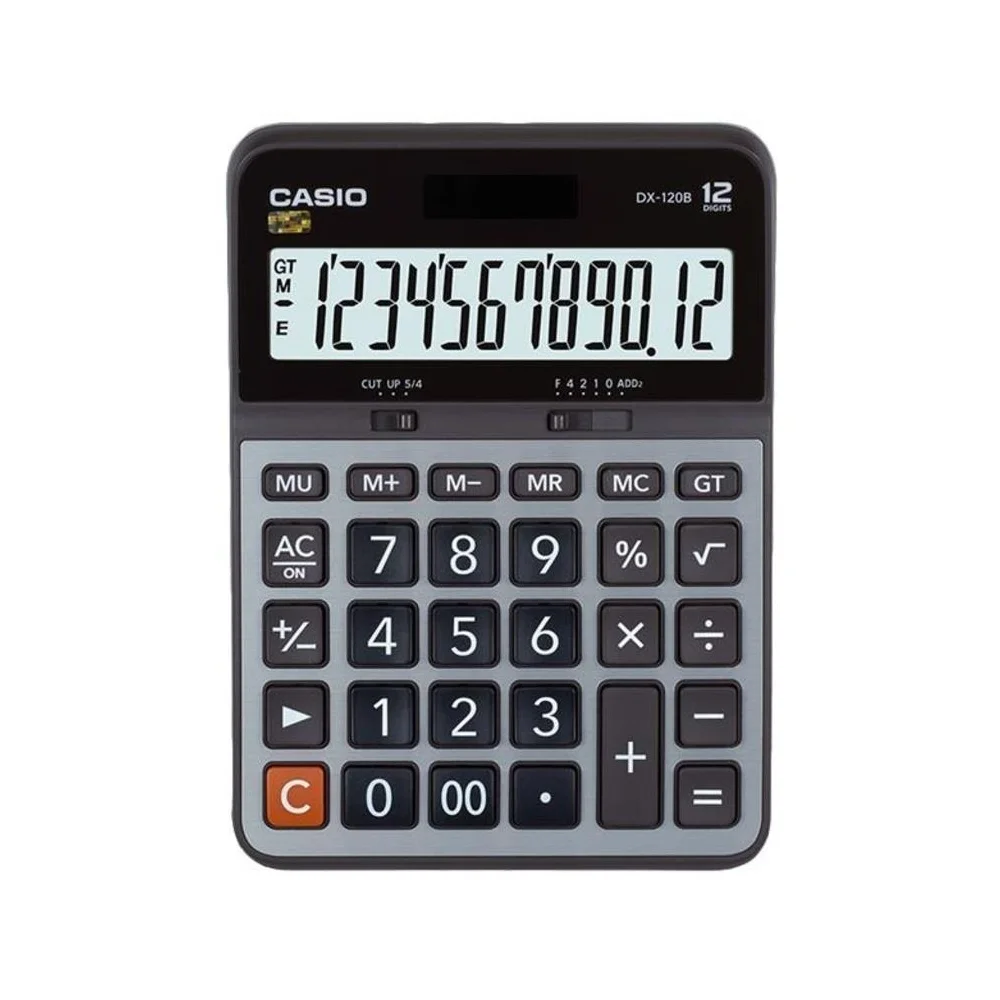 Casio Hesap Makinası Masa Tipi DX-120B 12 Hane