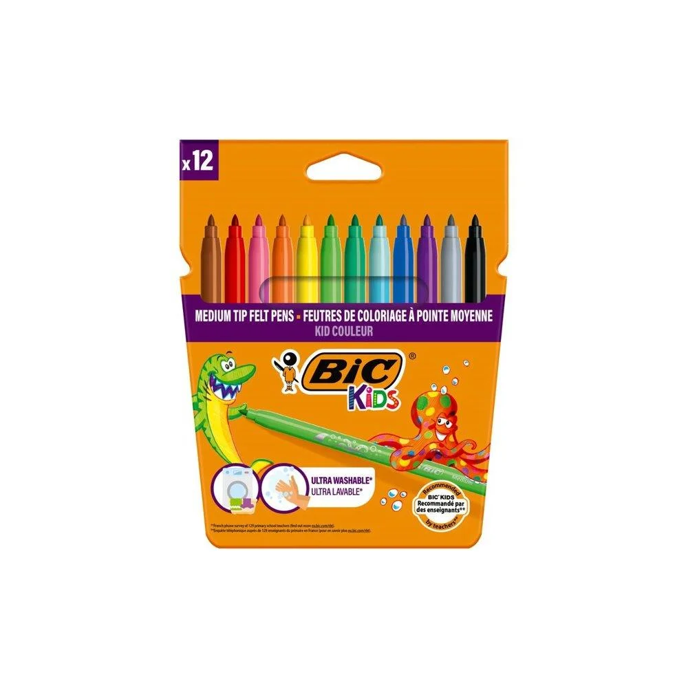Bic Keçeli Boya Kalemi Kids 12 Renk