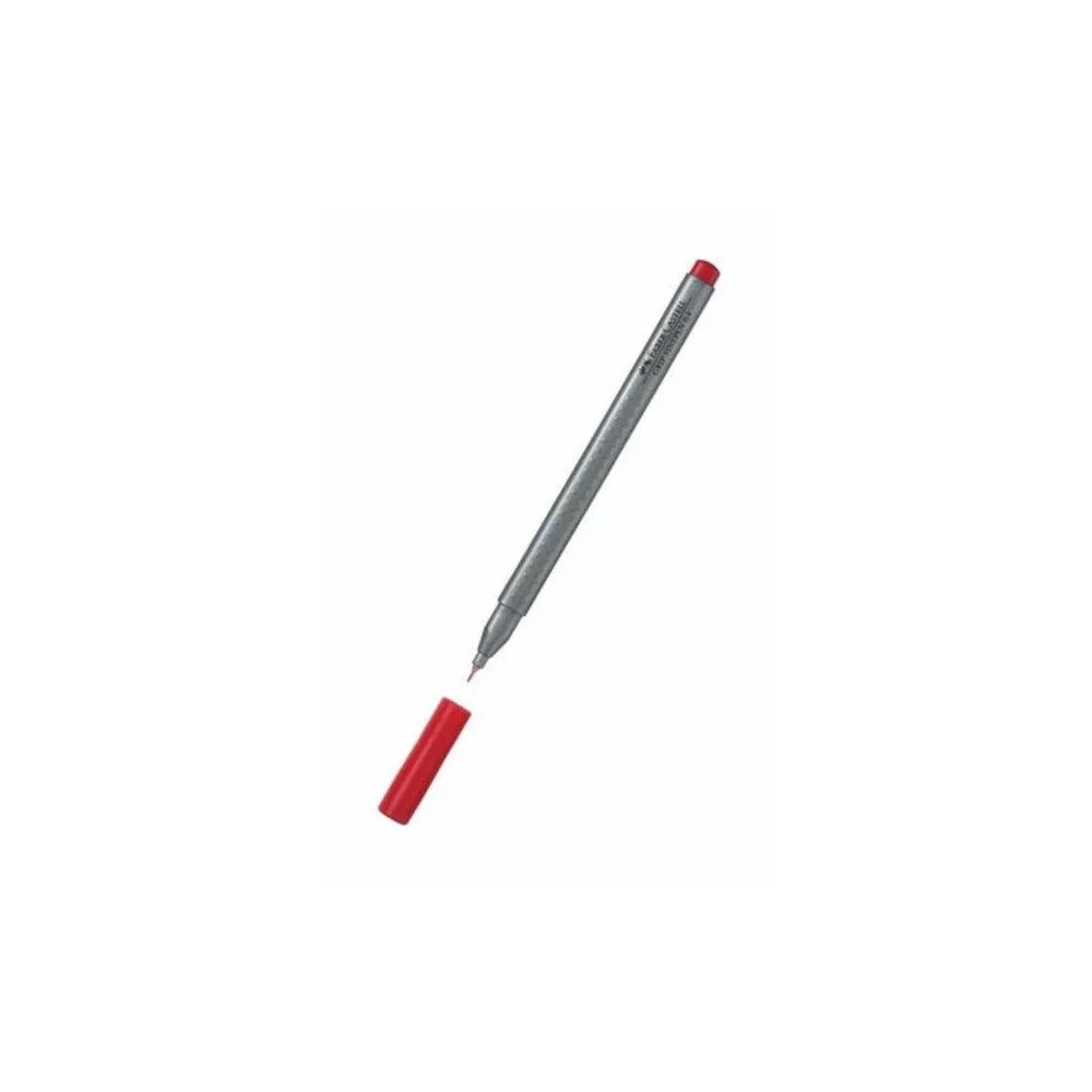 Faber Castell Grip Finepen 0.4 Mm Keçeli Kalem Kırmızı