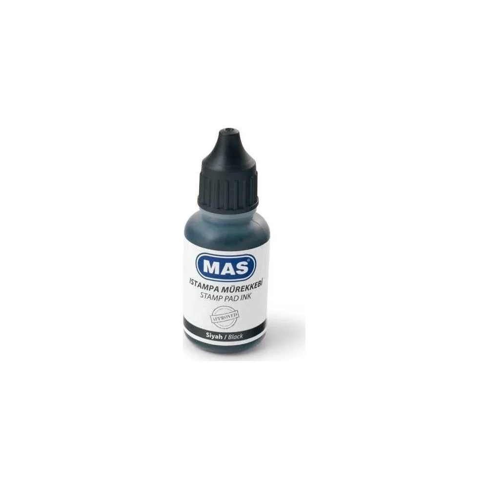 Mas Istampa Mürekkebi 20 ml Siyah