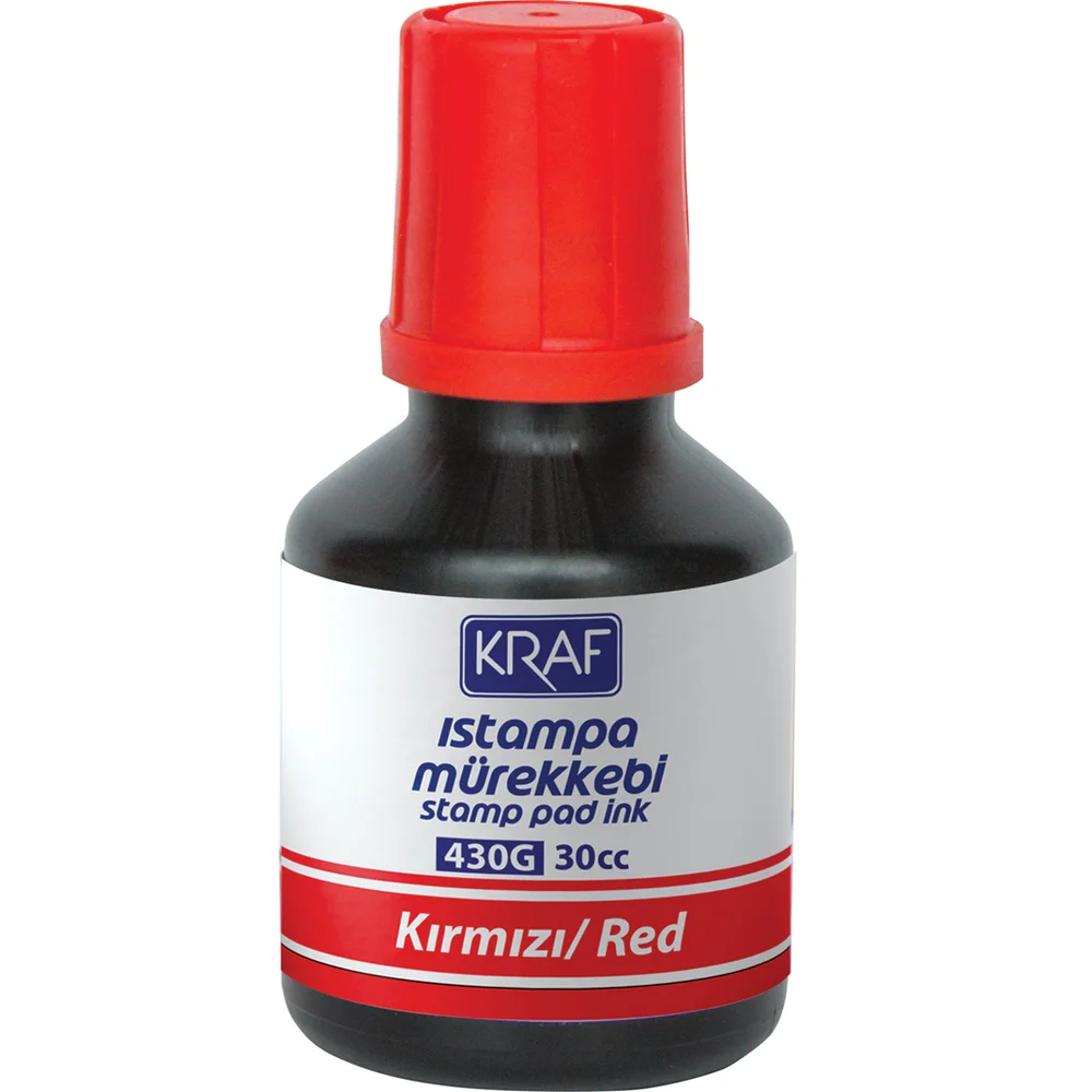Kraf Istampa Mürekkebi 30CC Kırmızı 430G
