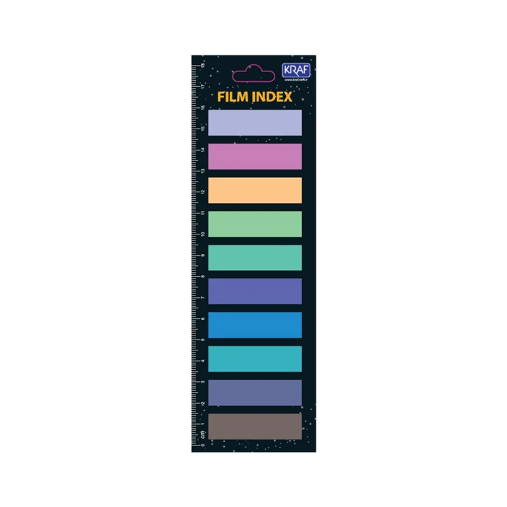 Kraf İndex Film 13x44mm 10 Renk 20 Yp 51246