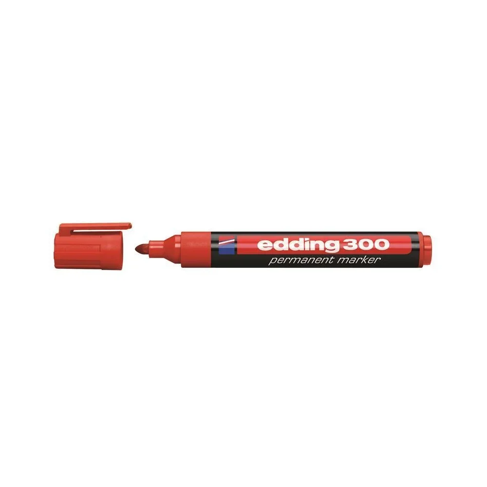 Edding Permanent Markör E300 Kırmızı